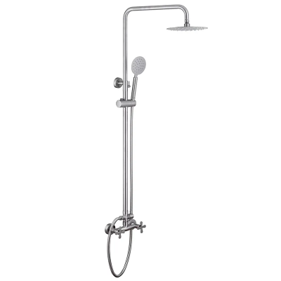 Душова колона зі змішувачем Zerix GTA-003-J із нерж. сталі SUS304 (ZX4840) Душова колона зі змішувачем Zerix GTA-003-J із нерж. сталі SUS304 (ZX4840)