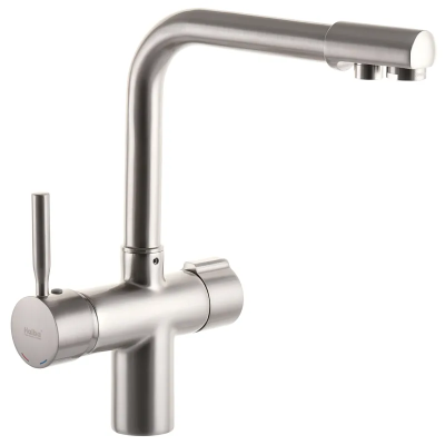 Змішувач для кухні Haiba Hans 021 з вих. для питної води (колір - нерж сталь) (HB0817) Змішувач для кухні Haiba Hans 021 з вих. для питної води (колір - нерж сталь) (HB0817)