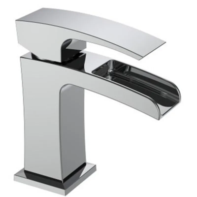 Змішувач для умивальника Koer KB-14007-01 водоспад (Колір хром) (KR3446) Змішувач для умивальника Koer KB-14007-01 водоспад (Колір хром) (KR3446)