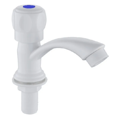 Кран для холодної води Plamix Mono-001-B White (PM0676)