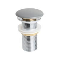 Донний клапан для умивальника Mixxus POP-UP-09 GRAY 1 1/4'' СLICK-СLACK графітова керамічна накладк Донний клапан для умивальника Mixxus POP-UP-09 GRAY 1 1/4'' СLICK-СLACK графітова керамічна накладк