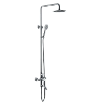 Душова колона зі змішувачем (нерж.сталь) Haiba NOX-009-J (HB2790)