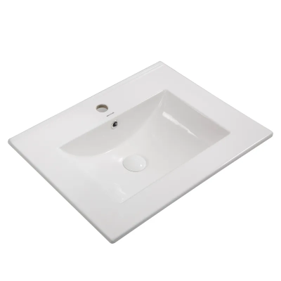 Раковина меблева Mixxus Premium CUBIC-1501 610х460х170mm з отвором під змішувач та переливом (MP649 Раковина меблева Mixxus Premium CUBIC-1501 610х460х170mm з отвором під змішувач та переливом (MP649