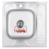 Мийка кухонна Zerix Z6060L-08-180E (Satin) (ZS0586) Мийка кухонна Zerix Z6060L-08-180E (Satin) (ZS0586)