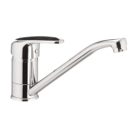 Змішувач для кухні Cron Magic 004 (чорна ручка) (CR0105) Змішувач для кухні Cron Magic 004 (чорна ручка) (CR0105)