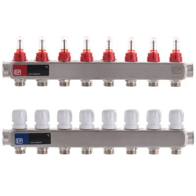 Колекторний блок з расxодомерамі Europroduct EP.S1110-08 1  Колекторний блок з расxодомерамі Europroduct EP.S1110-08 1