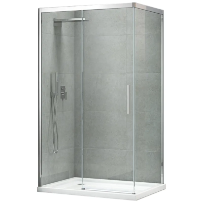 Бічна стінка до кабіни Koer SR SW05-90x200-TR-01 прозоре скло Easy Clean 6мм, хром (KR5407) Бічна стінка до кабіни Koer SR SW05-90x200-TR-01 прозоре скло Easy Clean 6мм, хром (KR5407)