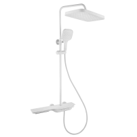 Душова колона з термостатичним змішувачем Mixxus Premium SPACE-009-J White, 3 режими (MI6543)