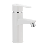 Змішувач для умивальника Plamix Sergio-001 білий (без підводки) (PM0028) Змішувач для умивальника Plamix Sergio-001 білий (без підводки) (PM0028)