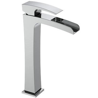 Змішувач для умивальника Koer KB-15007-01 високий водоспад (Колір хром) (KR3448) Змішувач для умивальника Koer KB-15007-01 високий водоспад (Колір хром) (KR3448)