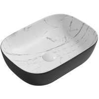 Раковина накладна MIXXUS PREMIUM DIVERSE-0112 MARBLE-BLACK 455х325х135mm (MP6541) Раковина накладна MIXXUS PREMIUM DIVERSE-0112 MARBLE-BLACK 455х325х135mm (MP6541)
