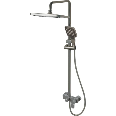 Душова колона зі змішувачем з алюмінію Armata BCD-009-J GRAPHITE, 3 режими (CH6558)