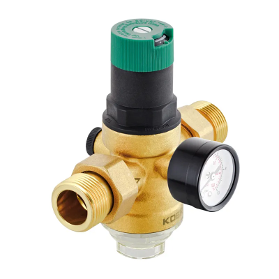 Редуктор тиску з фільтром тонким очищенням та манометром Koer KR.1243 - 1 Редуктор тиску з фільтром тонким очищенням та манометром Koer KR.1243 - 1