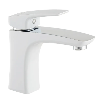 Змішувач для умивальника Mixxus Premium Patrick 001 гайка (White) (MI5853) Змішувач для умивальника Mixxus Premium Patrick 001 гайка (White) (MI5853)