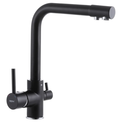 Змішувач для кухні Zerix LR4055B-3 з виходом для питної води (ZX2645) Змішувач для кухні Zerix LR4055B-3 з виходом для питної води (ZX2645)