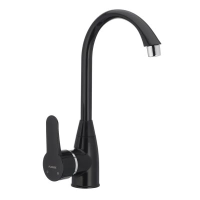 Змішувач для кухні Plamix Mario-011 чорний (без підводки) (PM0016) Змішувач для кухні Plamix Mario-011 чорний (без підводки) (PM0016)