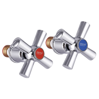 Ручки для змішувача з кран буксами (пара) Zerix Handles SET-A722 (кераміка) (ZX2952) Ручки для змішувача з кран буксами (пара) Zerix Handles SET-A722 (кераміка) (ZX2952)