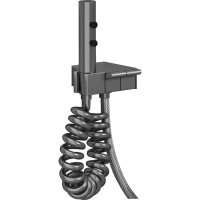 Кран для гігієнічного душу та бачка унітаза Champion PHS-333 GRAPHITE з лійкою (CH6554)