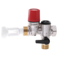 Група безпеки бойлера (без сифона) 7бар Koer KR.106 - 1/2 Група безпеки бойлера (без сифона) 7бар Koer KR.106 - 1/2