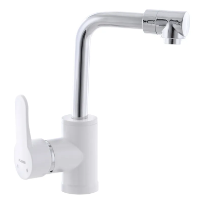 Змішувач для кухні Plamix Mario-001 White (без підводки) (PM0556) Змішувач для кухні Plamix Mario-001 White (без підводки) (PM0556)