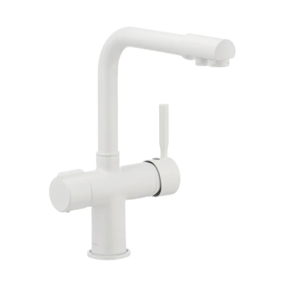 Змішувач для кухні Haiba Hans 021 з вих. для питної води (білий) (HB0842) Змішувач для кухні Haiba Hans 021 з вих. для питної води (білий) (HB0842)