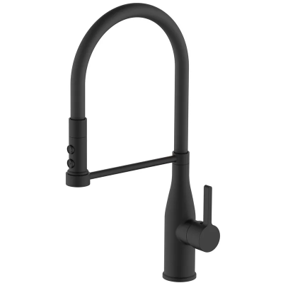 Змішувач для кухні Mixxus Premium Summer 017 BLACK REFL.BLACK (MI6961) Змішувач для кухні Mixxus Premium Summer 017 BLACK REFL.BLACK (MI6961)