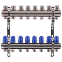 Колекторний блок з термостатіч. клапанами Koer KR.1100-08 1 Колекторний блок з термостатіч. клапанами Koer KR.1100-08 1