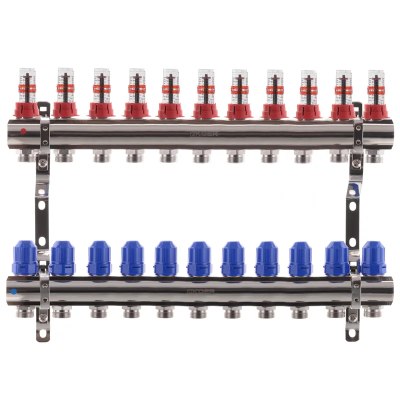 Колекторний блок з витратомірами Koer KR.1110-11 1 Колекторний блок з витратомірами Koer KR.1110-11 1