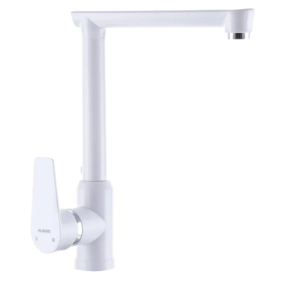 Змішувач для кухні Plamix Mario-017 White (з підведенням) (PM0608) Змішувач для кухні Plamix Mario-017 White (з підведенням) (PM0608)