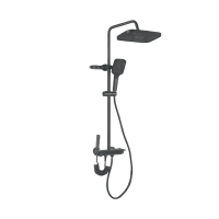 Душова колона Champion PBM-009-J Graphite зі змішувачем з кнопковим перемикачем, 4 режими (CH6501) Душова колона Champion PBM-009-J Graphite зі змішувачем з кнопковим перемикачем, 4 режими (CH6501)