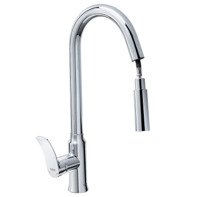 Змішувач для кухні Haiba Bolero 014 з висувною лійкою (HB9591) Змішувач для кухні Haiba Bolero 014 з висувною лійкою (HB9591)