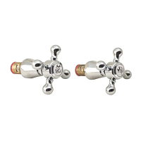 Ручки для змішувача з кран буксами (пара) EP MF (EP0042) Ручки для змішувача з кран буксами (пара) EP MF (EP0042)