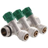 Колектор вентильний з фитингом Koer KR.1123-3 3/4 Колектор вентильний з фитингом Koer KR.1123-3 3/4