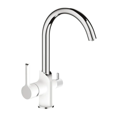 Кухонний змішувач на дві води Mixxus Premium Edem 021 (White) (MI5924) Кухонний змішувач на дві води Mixxus Premium Edem 021 (White) (MI5924)