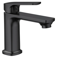 Змішувач для умивальника Mixxus Premium MONE 001 NUT Black (MI6774)