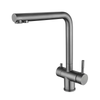 Змішувач для кухні Zerix LUX-021 graphite з виходом для питної води (нерж. сталь) (ZX4871) Змішувач для кухні Zerix LUX-021 graphite з виходом для питної води (нерж. сталь) (ZX4871)