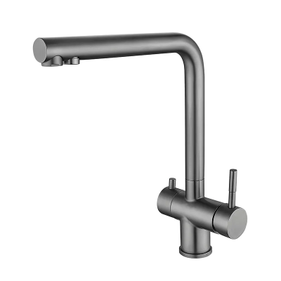 Змішувач для кухні Zerix LUX-021 graphite з виходом для питної води (нерж. сталь) (ZX4871) Змішувач для кухні Zerix LUX-021 graphite з виходом для питної води (нерж. сталь) (ZX4871)