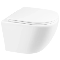 Унітаз підвісний Mixxus Premium Ellipse-0301-R 495x365x365mm, система змиву Rimless (MP6460) Унітаз підвісний Mixxus Premium Ellipse-0301-R 495x365x365mm, система змиву Rimless (MP6460)