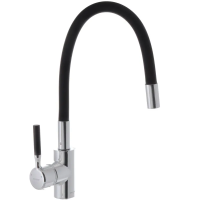 Змішувач для кухні з силіконовим виливом Mixxus Premium RIO 011 Чорний (MI5815) Змішувач для кухні з силіконовим виливом Mixxus Premium RIO 011 Чорний (MI5815)