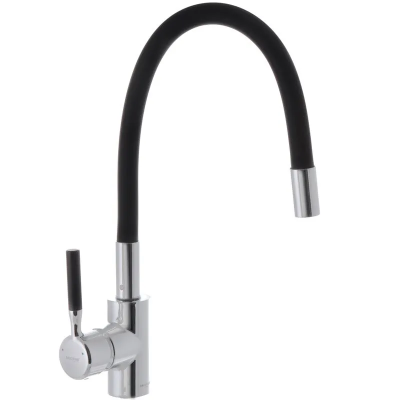 Змішувач для кухні з силіконовим виливом Mixxus Premium RIO 011 Чорний (MI5815) Змішувач для кухні з силіконовим виливом Mixxus Premium RIO 011 Чорний (MI5815)