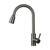 Змішувач для кухні Mixxus SUS-014-B Graphite з висувною лійкою з нерж.сталі (MI6564) Змішувач для кухні Mixxus SUS-014-B Graphite з висувною лійкою з нерж.сталі (MI6564)