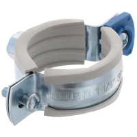 Хомут трубний оцинкований Koer KCB.10.G 1-1 / 4  Хомут трубний оцинкований Koer KCB.10.G 1-1 / 4