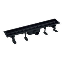 Душовий трап MIXXUS DRAIN-06-30 BLACK з пласт. основою і накладкою із нерж. сталі 70x300мм (MI6526) Душовий трап MIXXUS DRAIN-06-30 BLACK з пласт. основою і накладкою із нерж. сталі 70x300мм (MI6526)