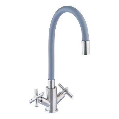 Кухонний змішувач із силіконовим виливом Mixxus DVE-011 Refl.Gray (нерж. сталь) (MI6081) Кухонний змішувач із силіконовим виливом Mixxus DVE-011 Refl.Gray (нерж. сталь) (MI6081)