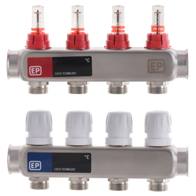 Колекторний блок з расxодомерамі Europroduct EP.S1110-04 1  Колекторний блок з расxодомерамі Europroduct EP.S1110-04 1