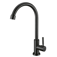 Кран для холодної води MIXXUS MONO-01.SUS BLACK з нерж. сталі (MI6561) Кран для холодної води MIXXUS MONO-01.SUS BLACK з нерж. сталі (MI6561)