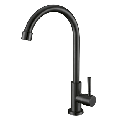 Кран для холодної води MIXXUS MONO-01.SUS BLACK з нерж. сталі (MI6561) Кран для холодної води MIXXUS MONO-01.SUS BLACK з нерж. сталі (MI6561)