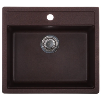 Мийка кухонна Zerix ZS-5751S-12 Коричнева (ZX4600) Мийка кухонна Zerix ZS-5751S-12 Коричнева (ZX4600)