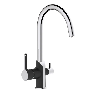 Кухонний змішувач на дві води Mixxus Premium Edem 021 (Black) (MI5925) Кухонний змішувач на дві води Mixxus Premium Edem 021 (Black) (MI5925)