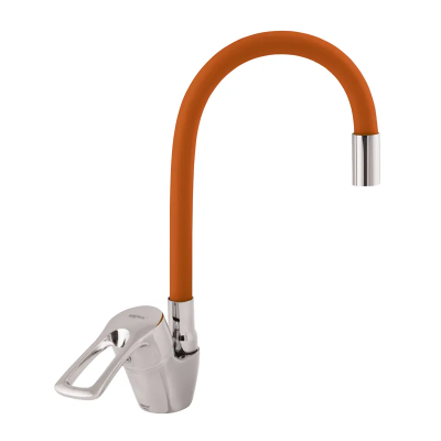 Змішувач для кухні Zerix YUB 181 з помаранчевим гнучким виливом (ZX0434) Змішувач для кухні Zerix YUB 181 з помаранчевим гнучким виливом (ZX0434)